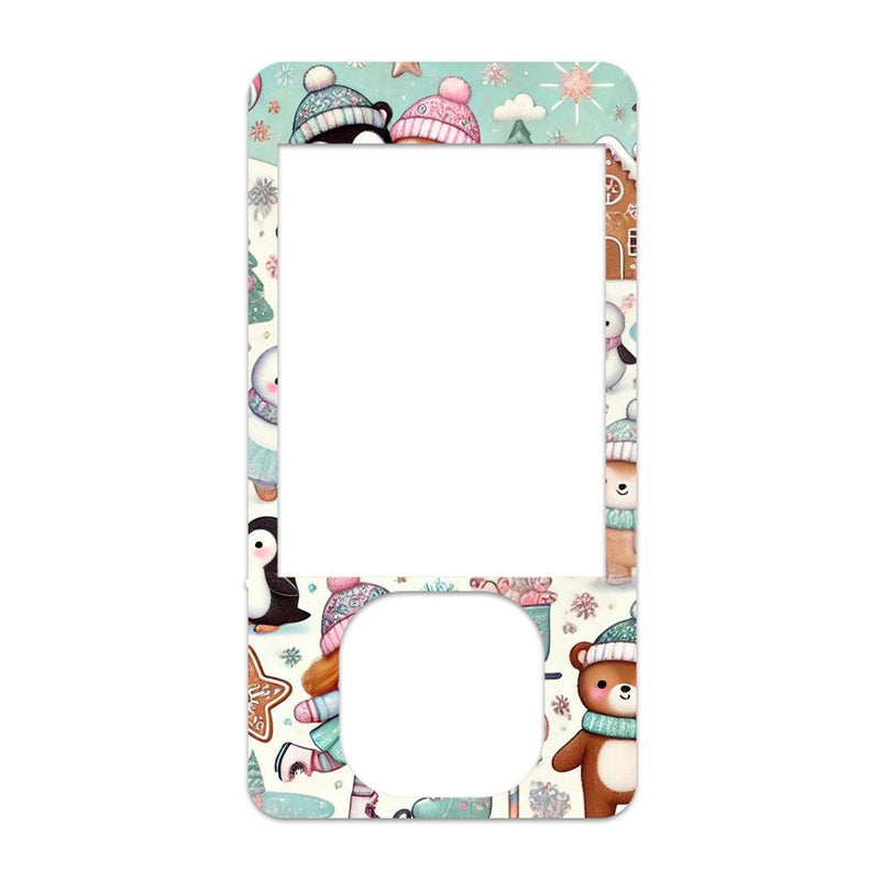 Peelz Christmas Scene Sticker for DEXCOM G7 and G6 Touchscreen Receiver Peelz/Stickers White Smoke