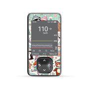 Peelz Christmas Scene Sticker for DEXCOM G7 and G6 Touchscreen Receiver Peelz/Stickers Dim Gray