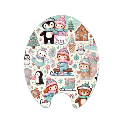 Peelz Christmas Scene Sticker for Eversense Smart Transmitter Peelz/Stickers White Smoke