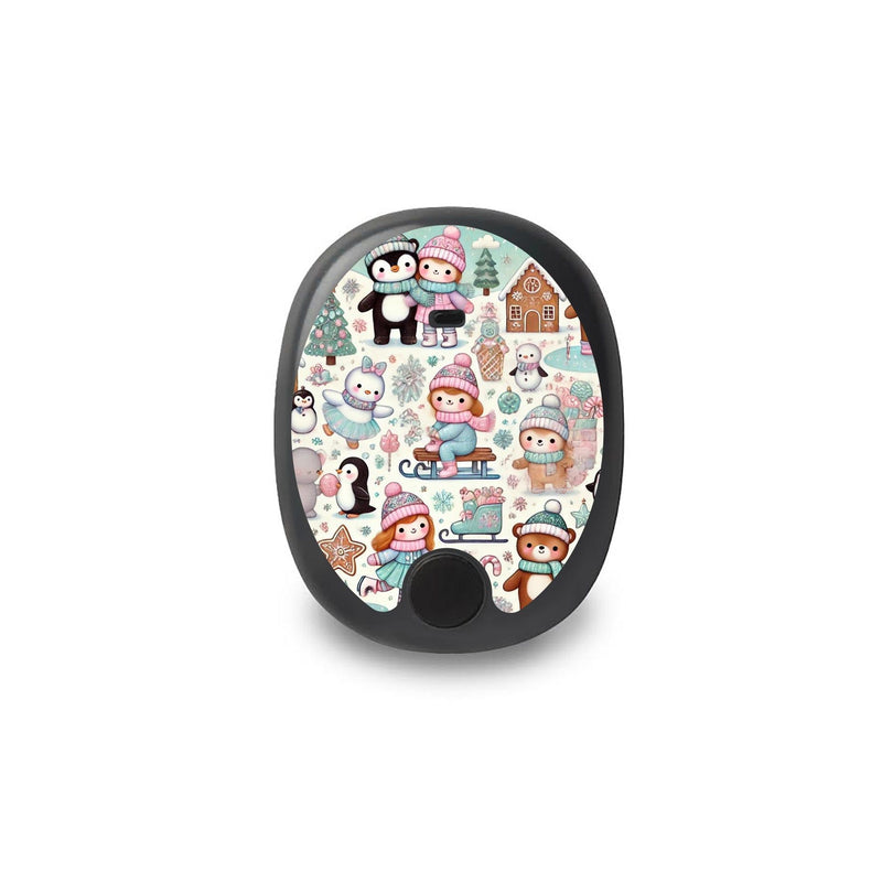 Peelz Christmas Scene Sticker for Eversense Smart Transmitter Peelz/Stickers White Smoke