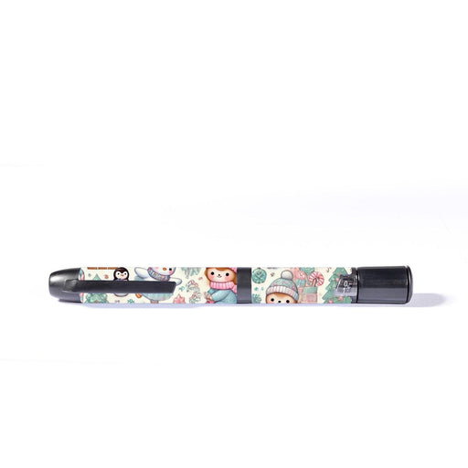 Peelz Christmas Scene Sticker for InPen - Smart Insulin Pen Peelz/Stickers Light Gray