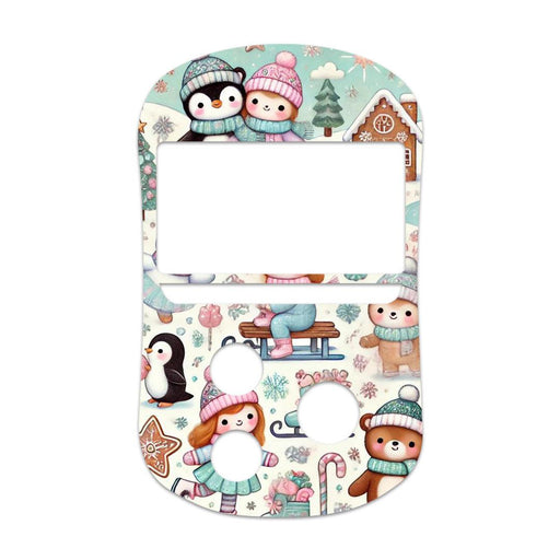 Peelz Christmas Scene Sticker for OneTouch Verio Flex Glucometer Peelz/Stickers White Smoke