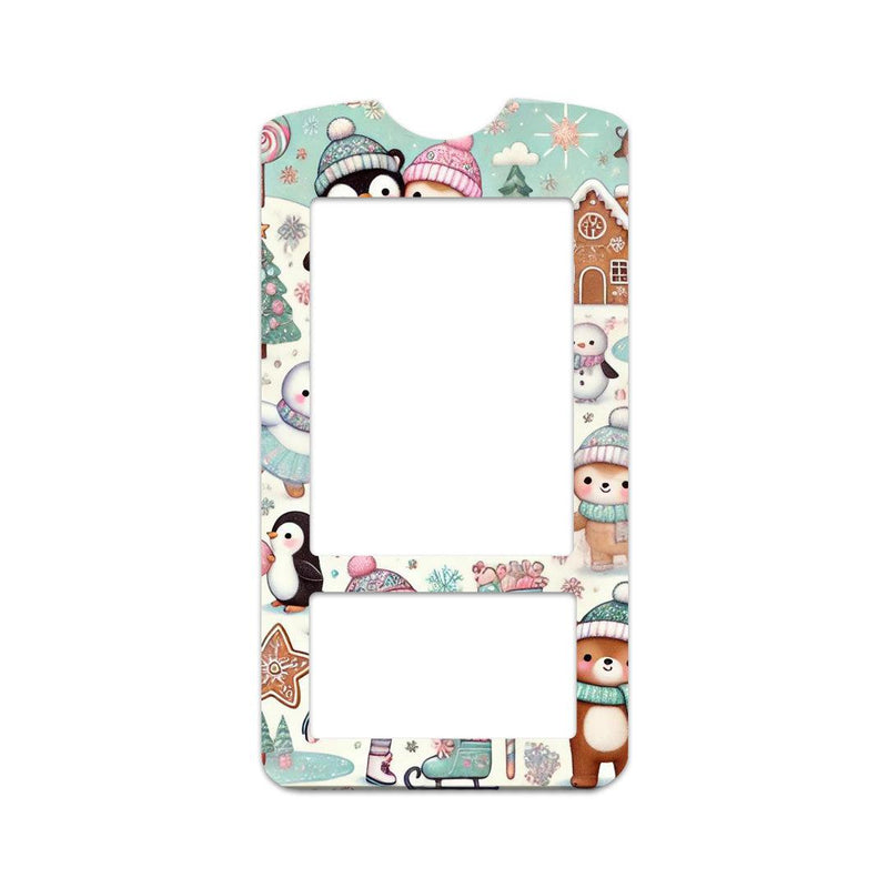 Peelz Christmas Scene Sticker for OneTouch Verio IQ Glucometer Peelz/Stickers White Smoke