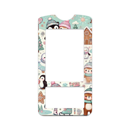 Peelz Christmas Scene Sticker for OneTouch Verio IQ Glucometer Peelz/Stickers White Smoke