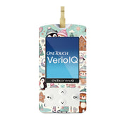 Peelz Christmas Scene Sticker for OneTouch Verio IQ Glucometer Peelz/Stickers White Smoke
