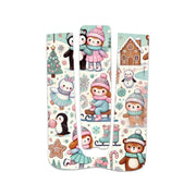 Peelz Christmas Scene Sticker for Medtronic MiniMed 770G & 780G Peelz/Stickers White Smoke Whole System Peelz (front back + clip),Front Peelz,Back and Clip Peelz
