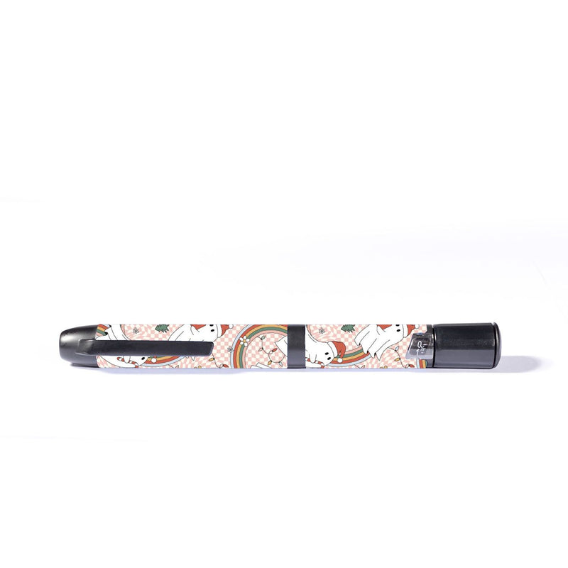 Peelz Christmas Spirits InPen - Smart Insulin Pen Peelz/Stickers White Smoke