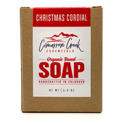 Cimarron Creek Essentials Christmas Cordial Organic Bar Soap 5.4oz Bath & Body Sienna Full Bar