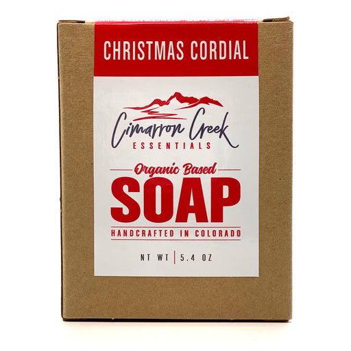 Cimarron Creek Essentials Christmas Cordial Organic Bar Soap 5.4oz Bath & Body Sienna Full Bar