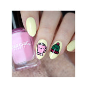 UberChic Beauty Christmas Kawaii Layers Stamping Plate Rosy Brown