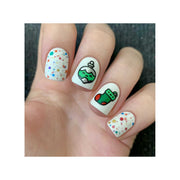 UberChic Beauty Christmas Kawaii Layers Stamping Plate Rosy Brown
