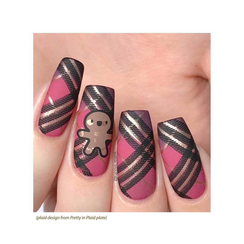 UberChic Beauty Christmas Kawaii Layers Stamping Plate Tan
