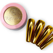 Red Iguana LLC Gold Metallic Chrome Pigment Pigments/Flakes/Chromes White Smoke