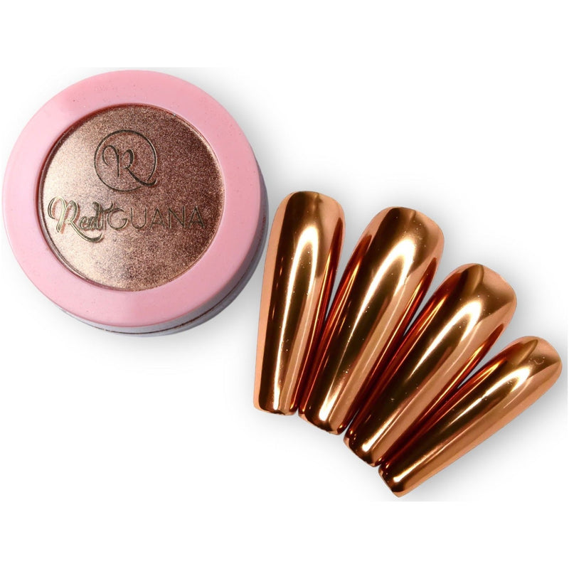 Red Iguana LLC Rose Gold Metallic Chrome Pigment Pigments/Flakes/Chromes White Smoke