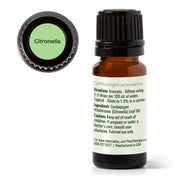 Plant Therapy Citronella Essential Oil Essential Oil White Smoke 10 mL
