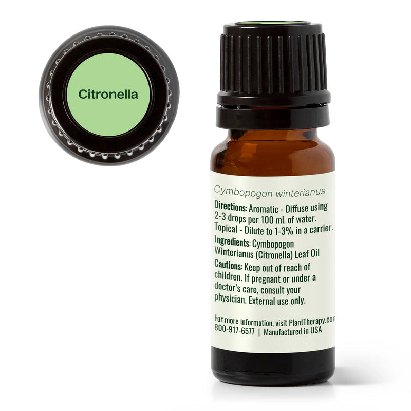 Plant Therapy Citronella Essential Oil Essential Oil White Smoke 10 mL