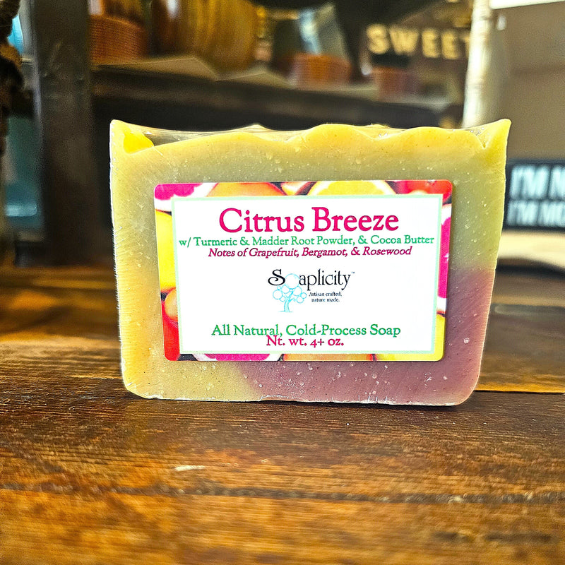 Soaplicity Citrus Breeze Soap Bar Soap Bar Sienna