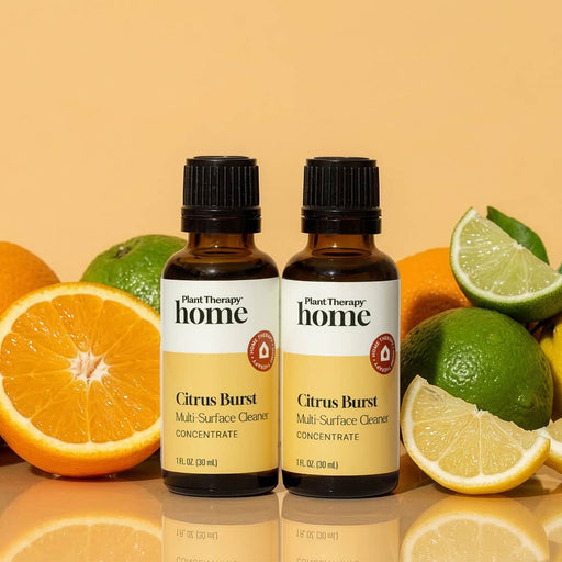 Plant Therapy Citrus Burst Multi-Surface Cleaner 2-Pack Household Light Goldenrod