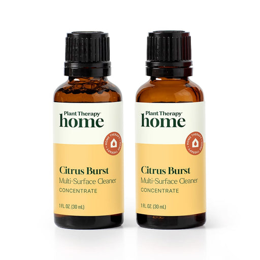 Plant Therapy Citrus Burst Multi-Surface Cleaner 2-Pack Household White Smoke