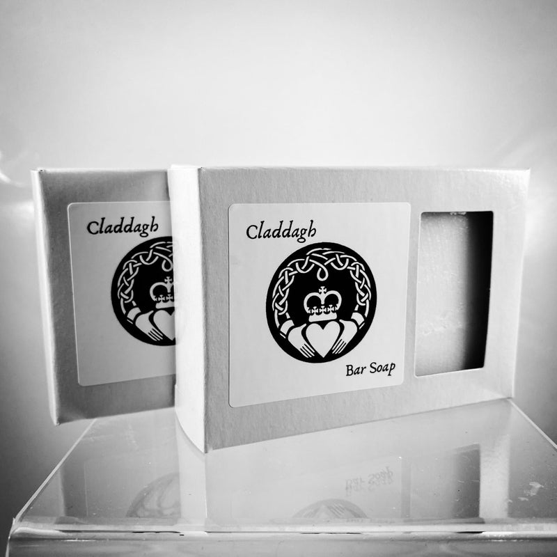 Murphy and McNeil Claddagh Bar Soap - by Murphy and McNeil Bath Soap Light Gray One Bar (5.0oz),Two Bars (5.0oz x 2)
