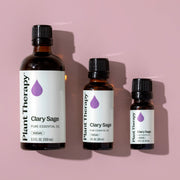 Plant Therapy Clary Sage Essential Oil Essential Oil Gray 10 mL,30 mL,100 mL