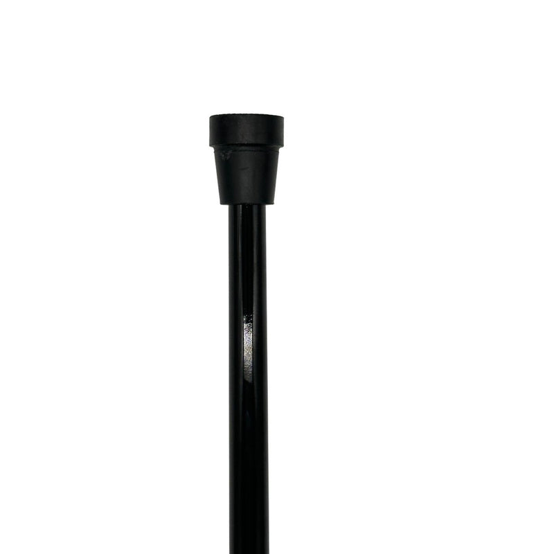 Classy Walking Canes Classy Canes Black and White Swirl Handle on Black Shaft Walking Cane White Smoke