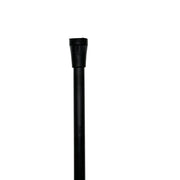 Classy Walking Canes Classy Canes Chrome Plated Fritz Handle with Fashionable Collar Walking Cane Black