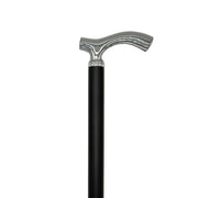Classy Walking Canes Classy Canes Chrome Plated Fritz Style Handle Walking Cane White Smoke