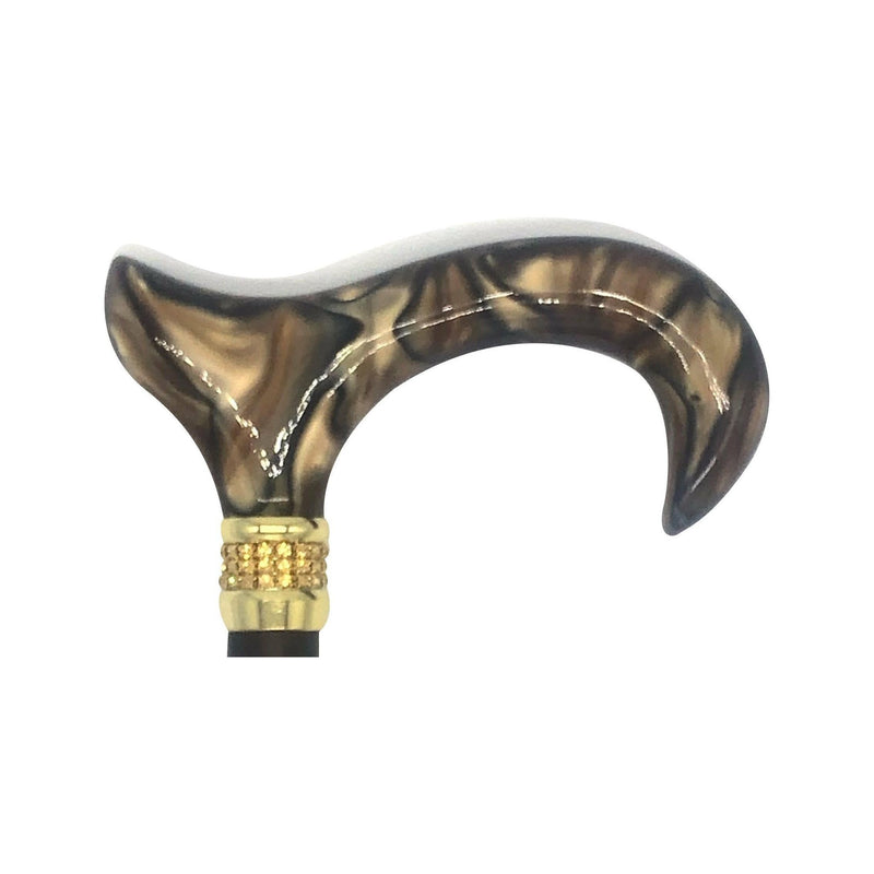 Classy Walking Canes Classy Walking Canes Adjustable Fashionable Bronze Rhinestone and Pearls Walking Cane White Smoke