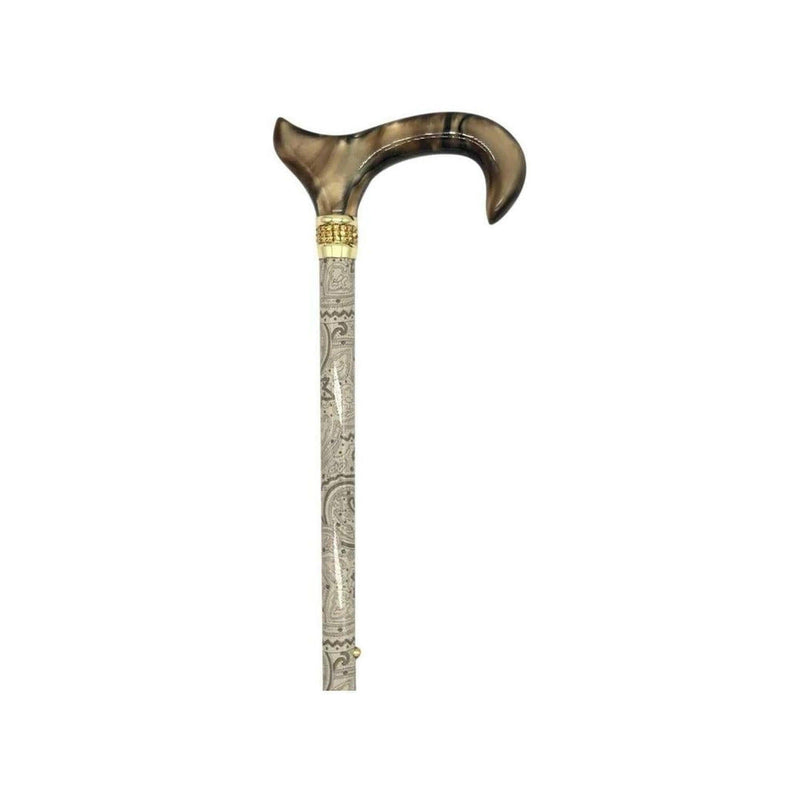 Classy Walking Canes Classy Walking Canes Adjustable Fashionable Khaki Rhinestone and Pearls Walking Cane Rosy Brown