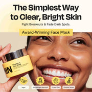 Gleamin Vitamin C Clay Mask Face Mask White Smoke