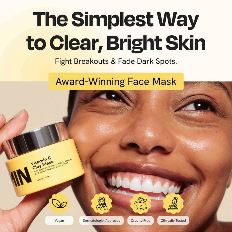 Gleamin Vitamin C Clay Mask Face Mask White Smoke