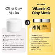 Gleamin Vitamin C Clay Mask Face Mask White Smoke