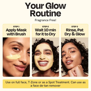 Gleamin Vitamin C Clay Mask Face Mask Seashell