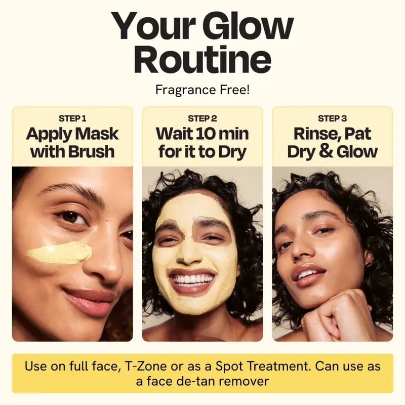 Gleamin Vitamin C Clay Mask Face Mask Seashell