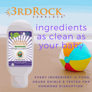 3rd Rock Essentials 3rd Rock Sunblock® For Infants - All Natural Infant Sunscreen - Zinc Oxide SPF 35 All Natural SunBlock Tan 1 pack,3 pack (Not for Wholesale)