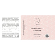 Lizush ORGANIC FACIAL CLEANSER Cleansing and Restoring Misty Rose