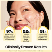 Gleamin Clarifying Brightening Cleanser Facial Cleanser Seashell