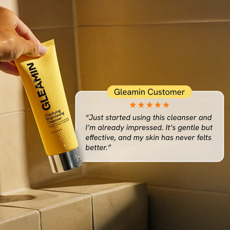 Gleamin Clarifying Brightening Cleanser Facial Cleanser Saddle Brown
