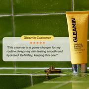 Gleamin Clarifying Brightening Cleanser Facial Cleanser Dark Olive Green