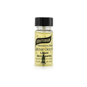 Graftobian Make-Up Company GlitterGlam™ Liquid Skin Sparkle - Glitter Makeup for Eyes, Lips & Face Dark Slate Gray Clear Mixing Medium