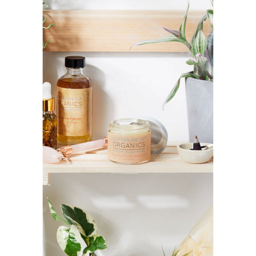 Butter Me Up Organics Clear Face Moisturizer / Face Cream Facial Moisturizer Organic Face Light Gray