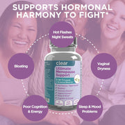 Clear Wellness 360 Clear Ultimate Menopause Support Dark Gray 3 Pack,1 Bottle,6 Pack