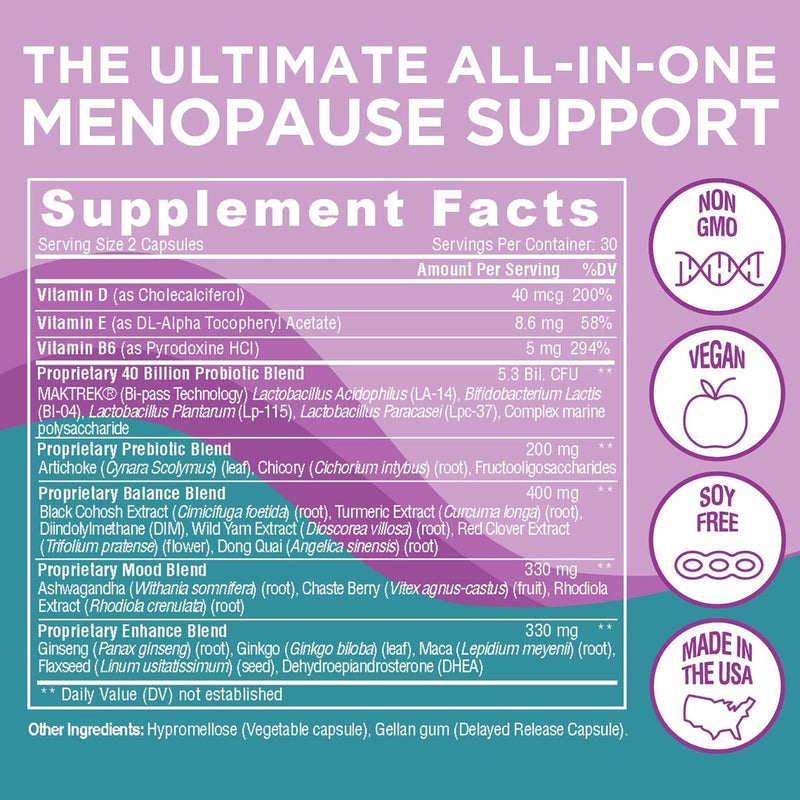 Clear Wellness 360 Clear Ultimate Menopause Support Gray 3 Pack,1 Bottle,6 Pack