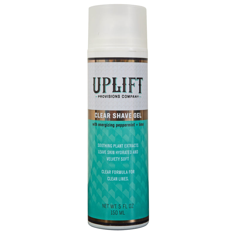 Uplift Provisions Company Clear Shave Gel 5 oz Shave Gel Light Gray 5.0 oz