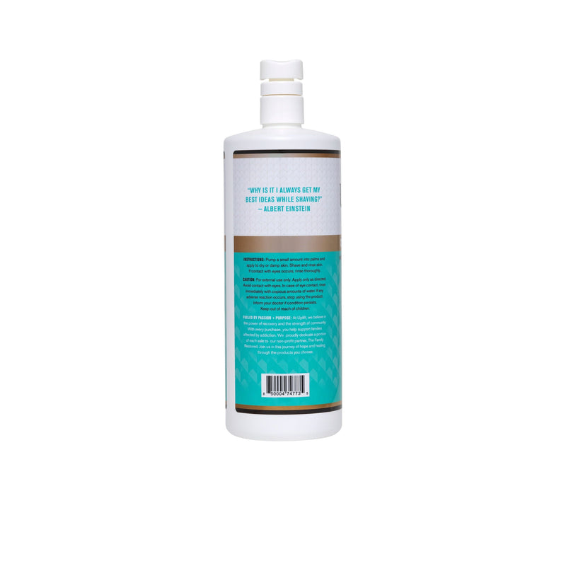 Uplift Provisions Company Clear Shave Gel 1 Liter Shave Gel Light Sea Green 1 Liter