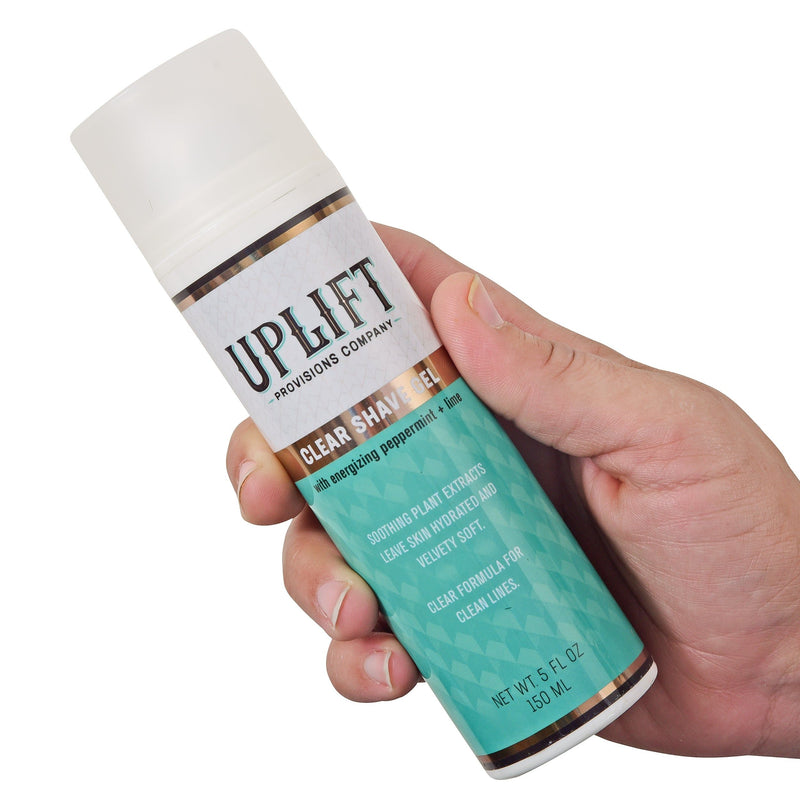Uplift Provisions Company Clear Shave Gel 5 oz Shave Gel White Smoke 5.0 oz