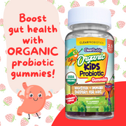 Clear Wellness 360 Clear Buddy Organic Kids Probiotic Gummies Probiotics Plus White Smoke