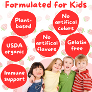 Clear Wellness 360 Clear Buddy Organic Kids Probiotic Gummies Probiotics Plus White Smoke