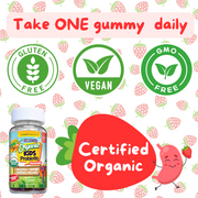 Clear Wellness 360 Clear Buddy Organic Kids Probiotic Gummies Probiotics Plus White Smoke